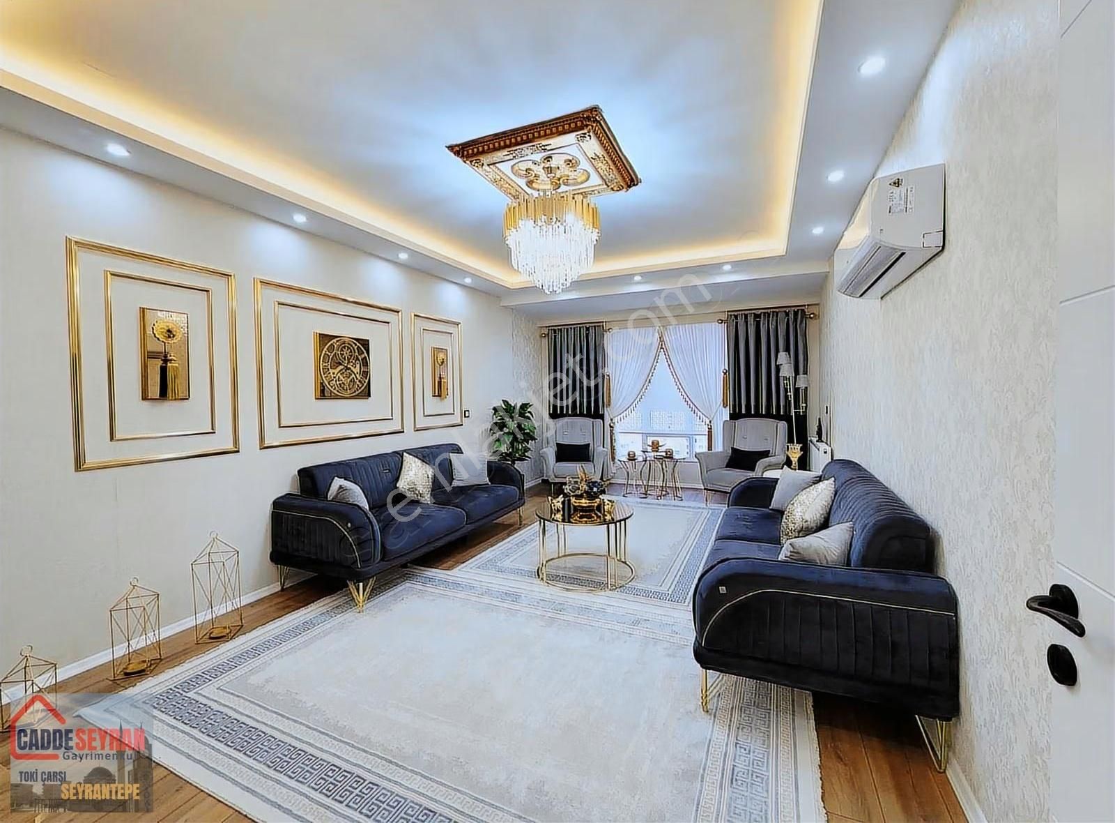 Cadde Seyran'dan Satılık Lüks 3+1 160m2 Güvenlikli Merkezi Konum