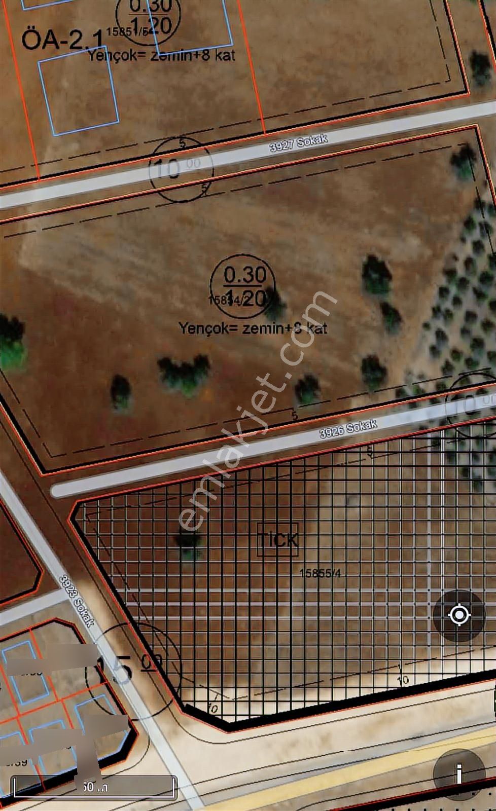 Buruk Toki'lerde Fırsat Bulvara 2. Parsel Yoğunluklı Arsa - Görsel 4