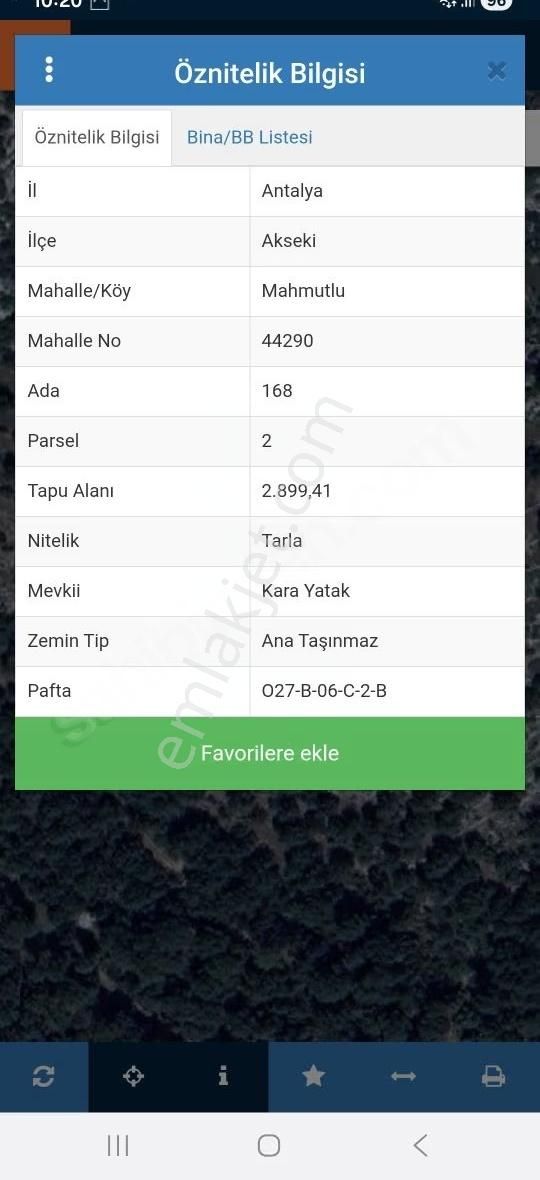 Antalya Akseki Mahmutlu Köyünde 2899m Tarla Satılık Olup Detaylı - Görsel 7