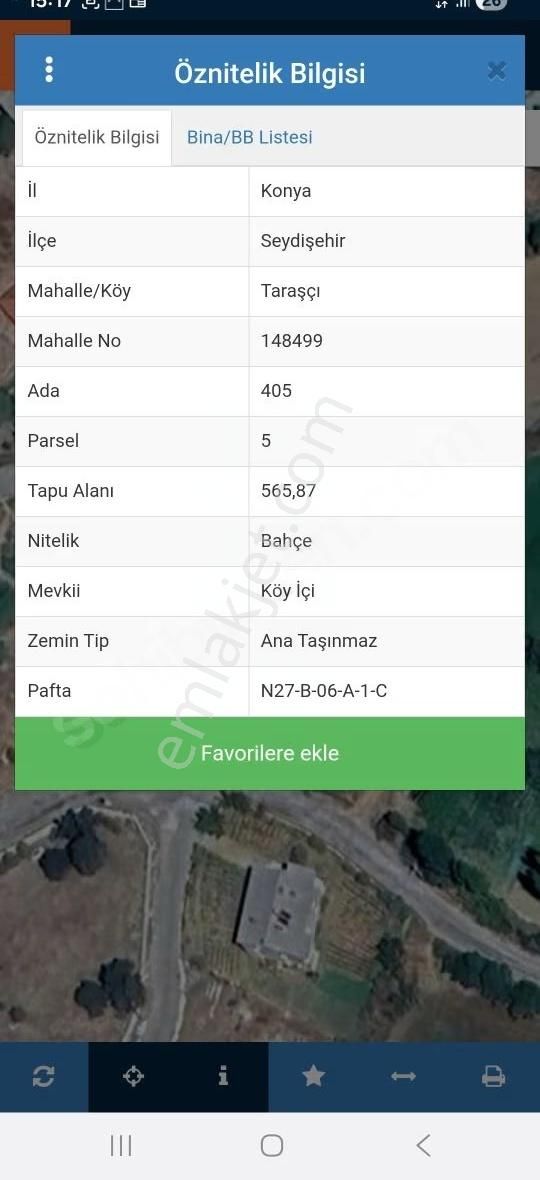 Konya Seydişehir Taraşcı Da Satılık Bahce Köyiçi İki Kat İmarlı - Görsel 5