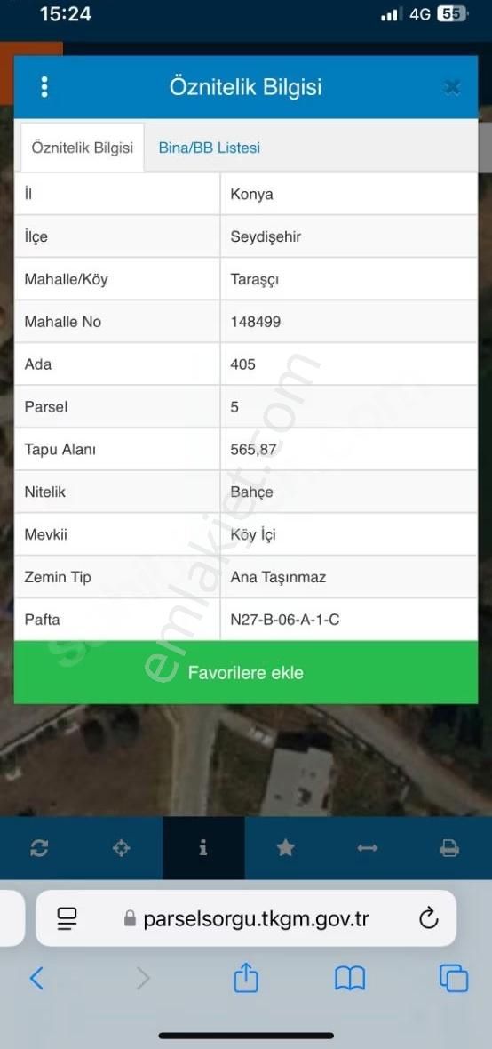 Konya Seydişehir Taraşcı Da Satılık Bahce Köyiçi İki Kat İmarlı - Görsel 11