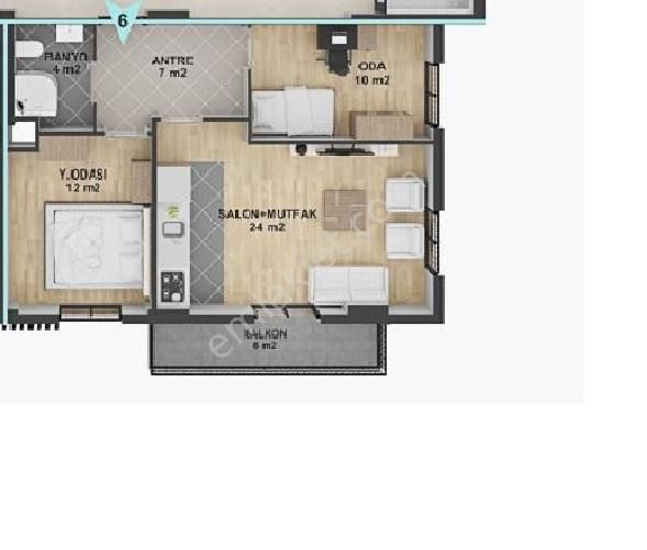 Bağçeşme'de Sıfır 2 Oda 1 Salon Arakat Daire - Görsel 7