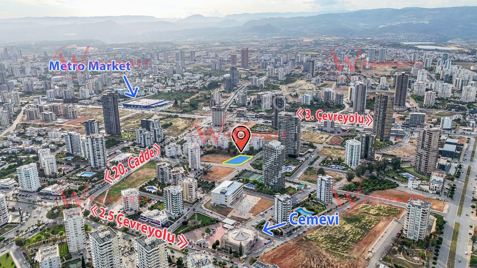 W Property Yenişehir Limonluk'ta 663m² Sosyal Tesis İmarlı Arsa