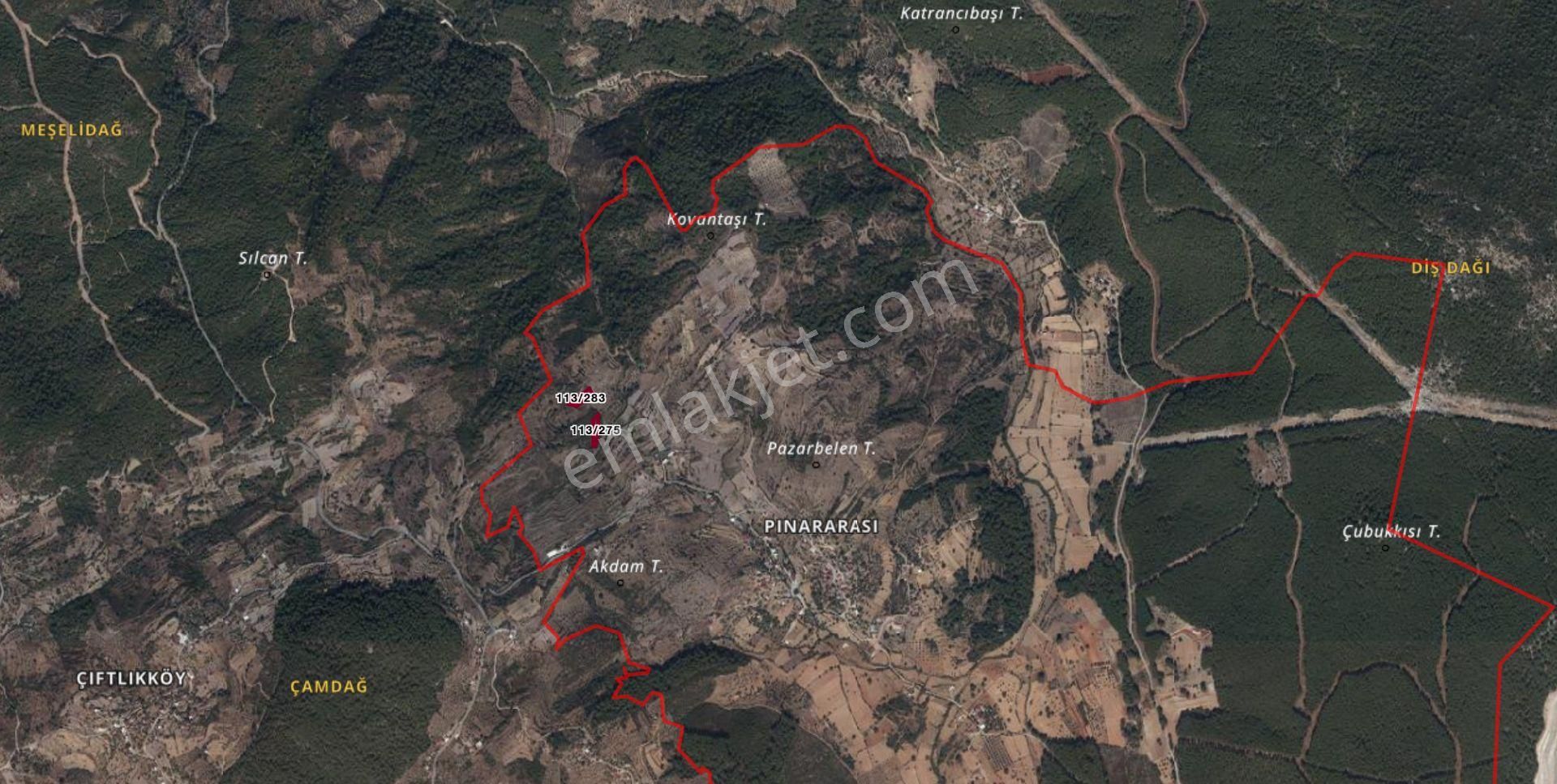 Yola 190 M Uzaklıkta Olan 1 Buçuk Dönüm Yatırımlık Arsa - Görsel 4