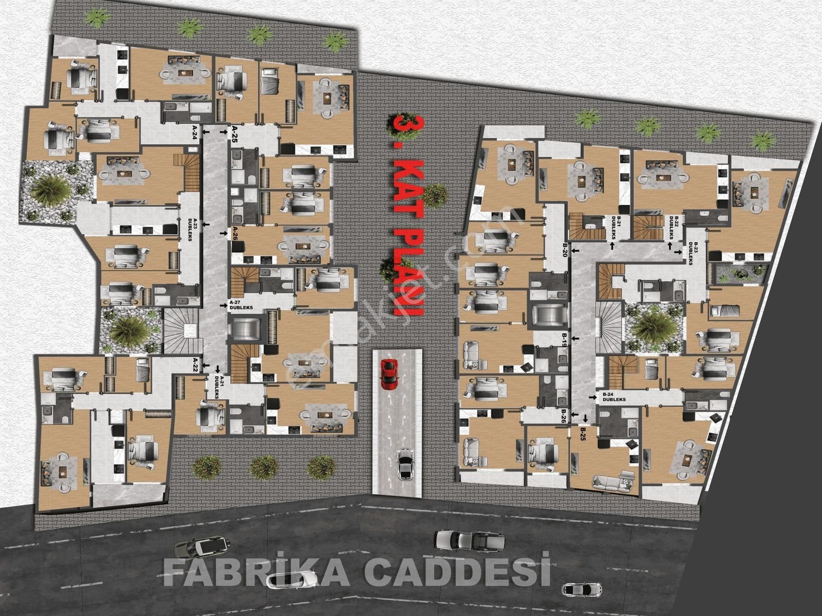 İlçe Merkezinde, Kapalı Otoparklı & Haziran Teslim 2+1 Daire - Görsel 5