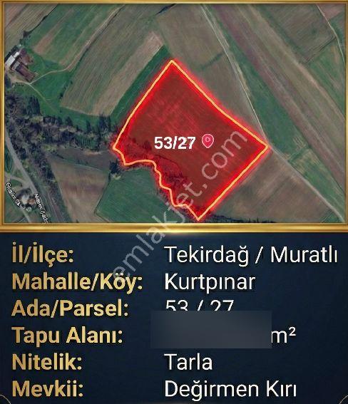 Muratlı'da Osb Ve Ulaşıma Yakın 57.6 Dönüm Tarla - Görsel 20