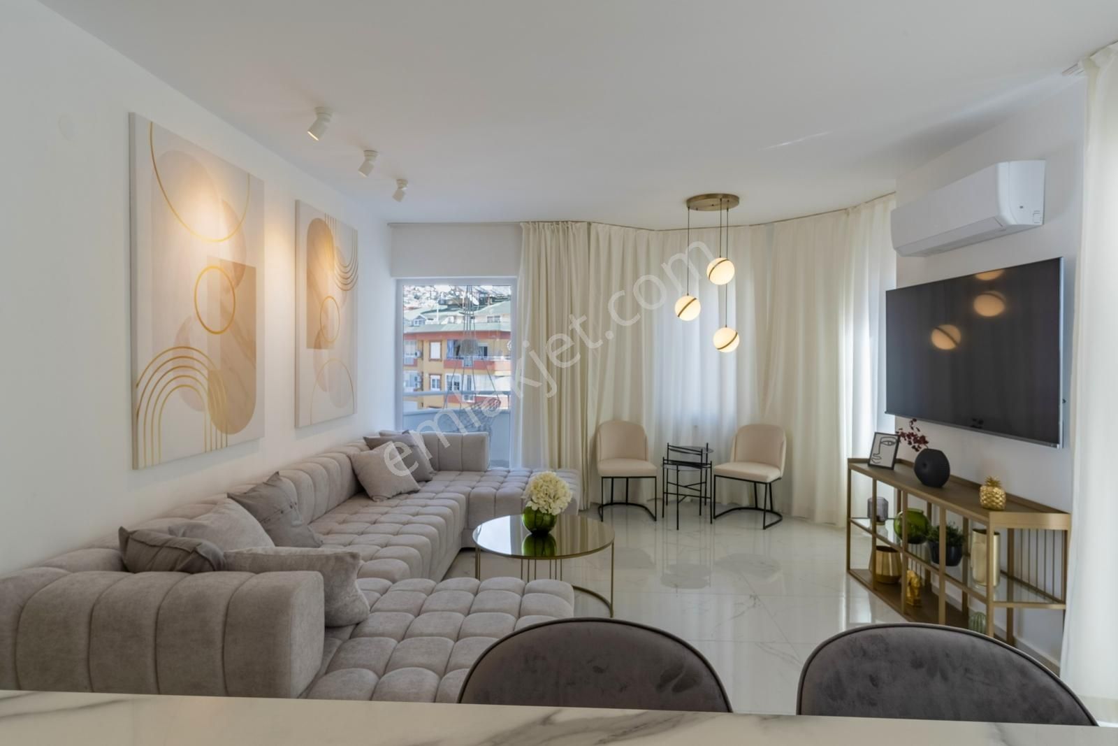 Satılık 2+1 Daire Alanya Şehir Merkezi İçi Sıfır Yapılı - Görsel 4