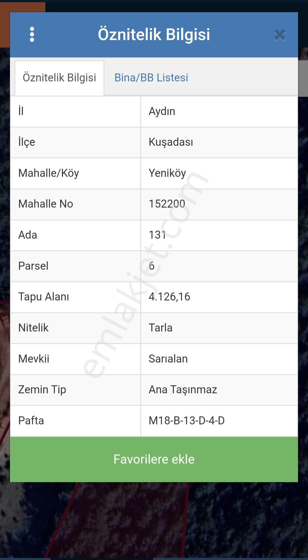 Kuşadası Yeniköy'de Doğa'nın Kalbinde 4 Dönüm Tek Tapu Tarla - Görsel 8