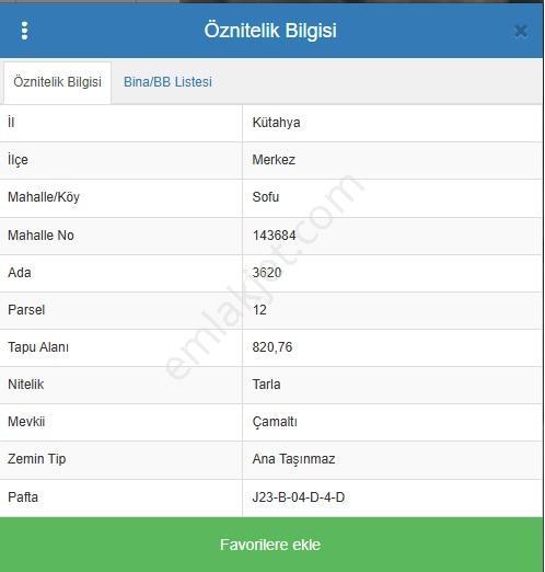Saygılı Emlak Sofu Köy Satılık Tarla - Görsel 3