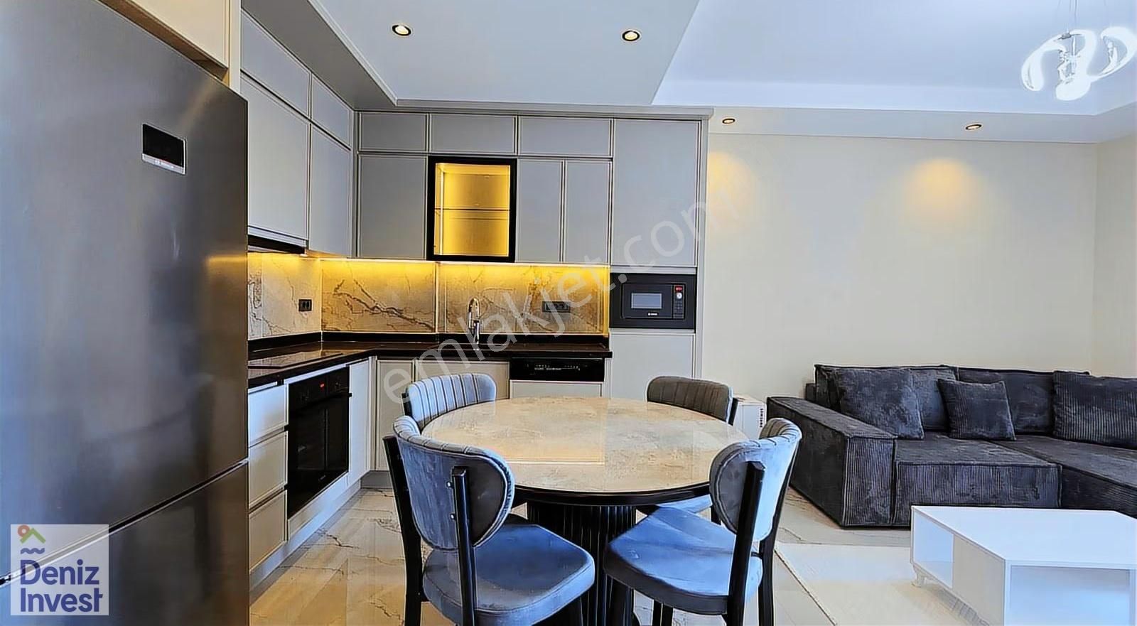 Alanya Oba Gemstone Residence 1+1 60m2 Eşyalı Daire - Görsel 7