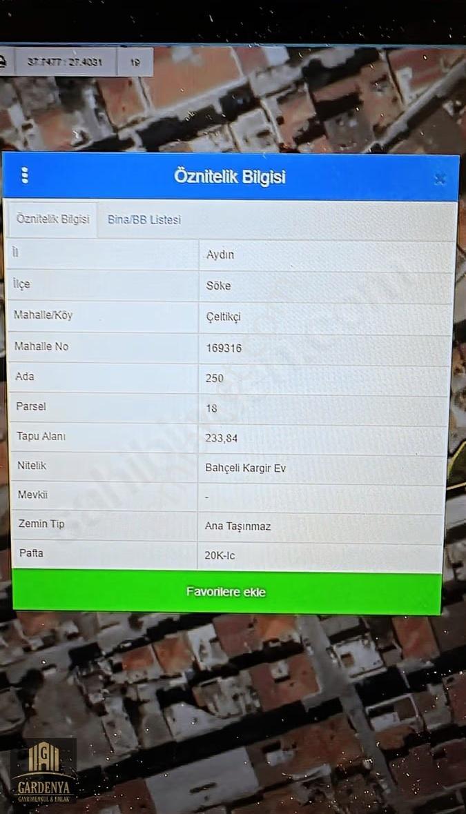 Çeltikçi Mahallesinde 3 Kat İmarlı 234 M2 Arsa - Görsel 2