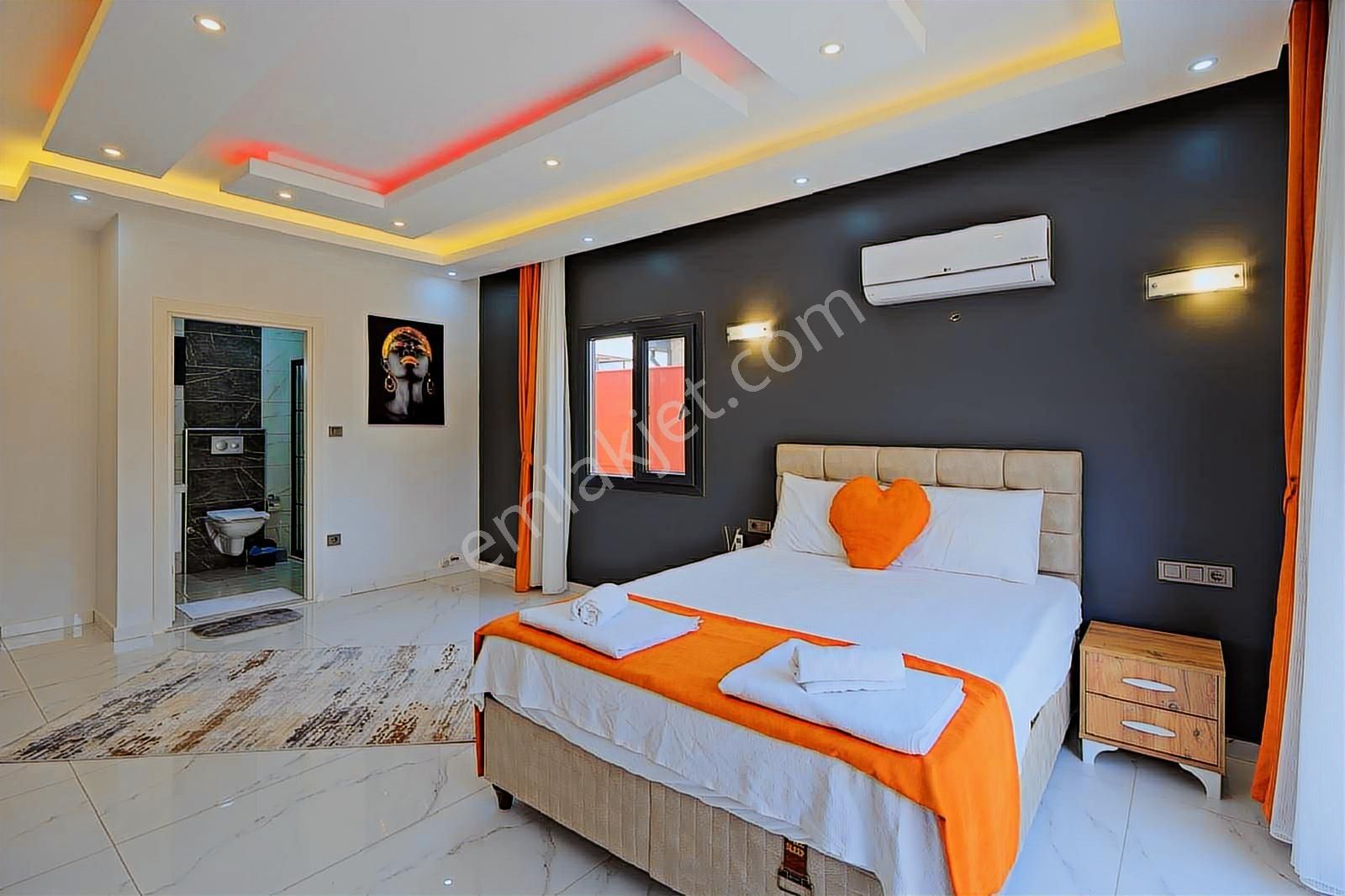 Stoptan Fethiye Çamköyde Eşyalı Havuzlu 2+1 Villa - Görsel 9