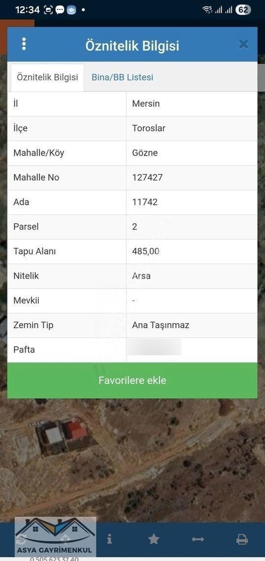 Asya' Dan Göznede İmarlı Arsa - Görsel 2