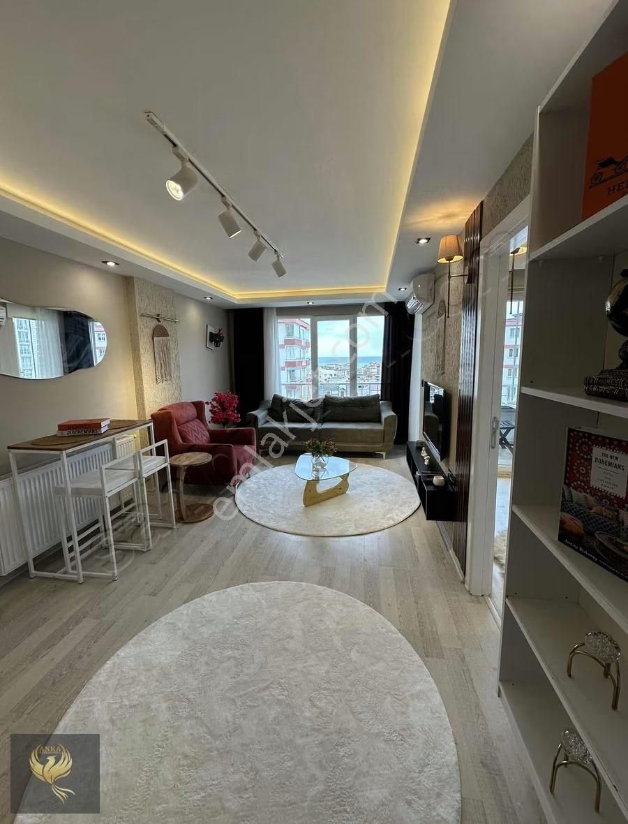 Atakumda Deniz Manzaralı Cambalkon Kombi Kilimalı Eşyalı Daire - Görsel 13