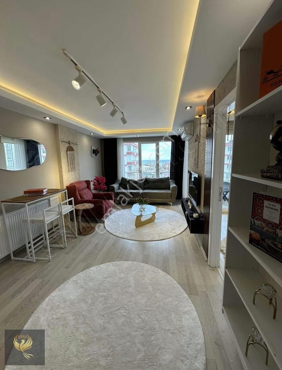 Atakumda Deniz Manzaralı Cambalkon Kombi Kilimalı Eşyalı Daire - Görsel 12