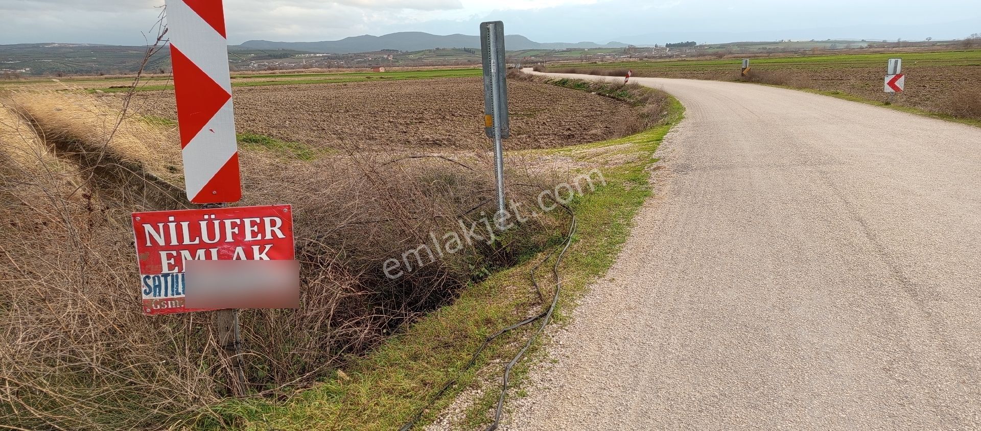 Mustafakemalpaşa Doğancı Mahallesi Satılık 507 Mt2 Tek Tapu Yola Cepheli Tarla