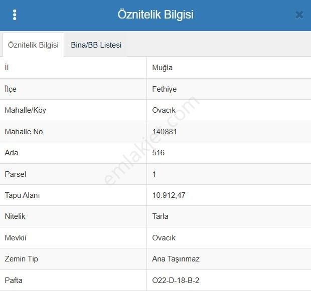 Fethiye - Ölüdeniz Yolu Üzeri İmarı Askıda 10.912 M² Müstakil Parsel - Görsel 8