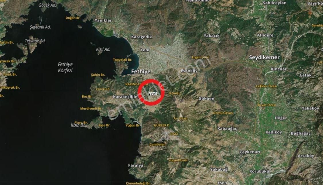 Fethiye - Ölüdeniz Yolu Üzeri İmarı Askıda 10.912 M² Müstakil Parsel - Görsel 4