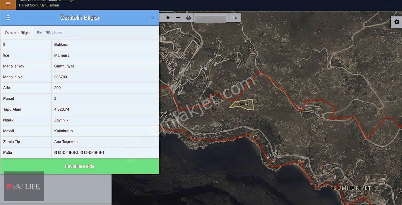 Rw Lıfe // Marmara Adasında Satılık Deniz Manzaralı Zeytinlik - Görsel 2