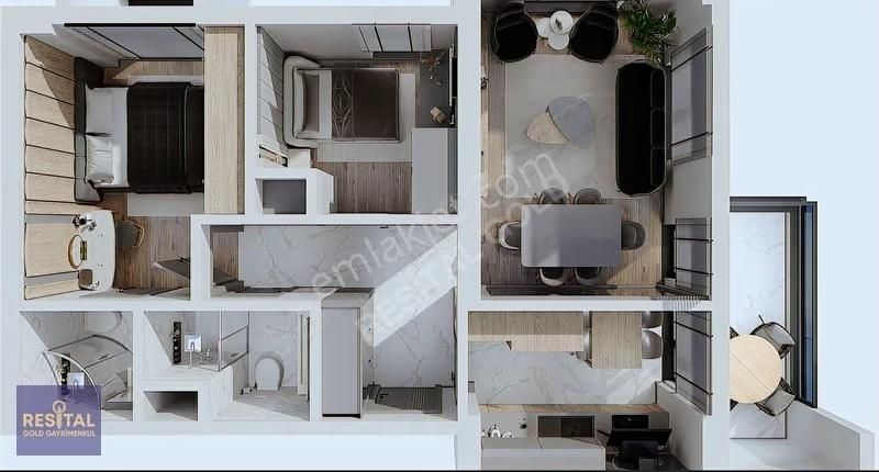 Nilüfer Yolçatı Da Modern Projede 2+1 Daire Seçenekleri - Görsel 22