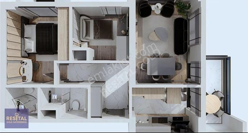 Nilüfer Yolçatı Da Modern Projede 2+1 Daire Seçenekleri - Görsel 4