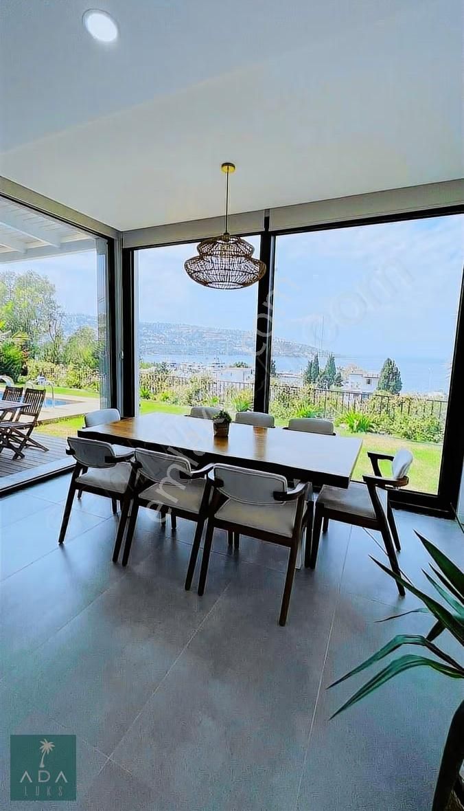 Gündoğanda Tek Kat Denize 100 Mt 3+1 Kiralık Lüks Villa - Görsel 11