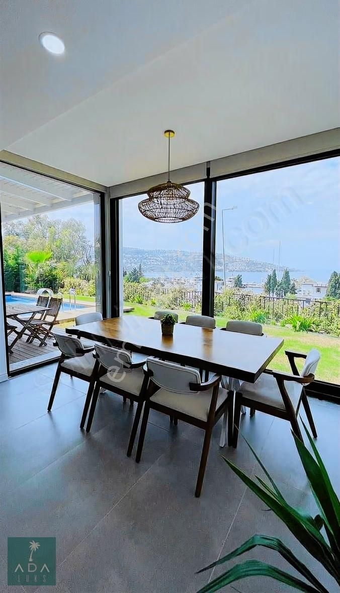 Gündoğanda Tek Kat Denize 100 Mt 3+1 Kiralık Lüks Villa - Görsel 16