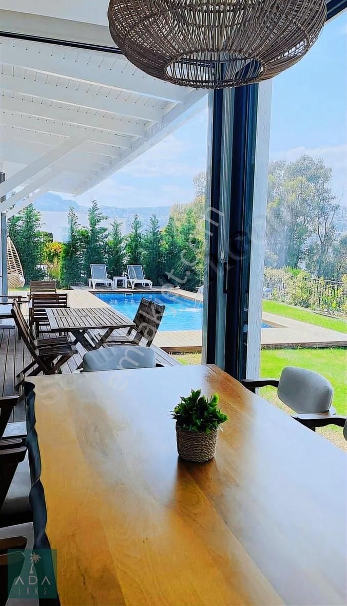 Gündoğanda Tek Kat Denize 100 Mt 3+1 Kiralık Lüks Villa - Görsel 2