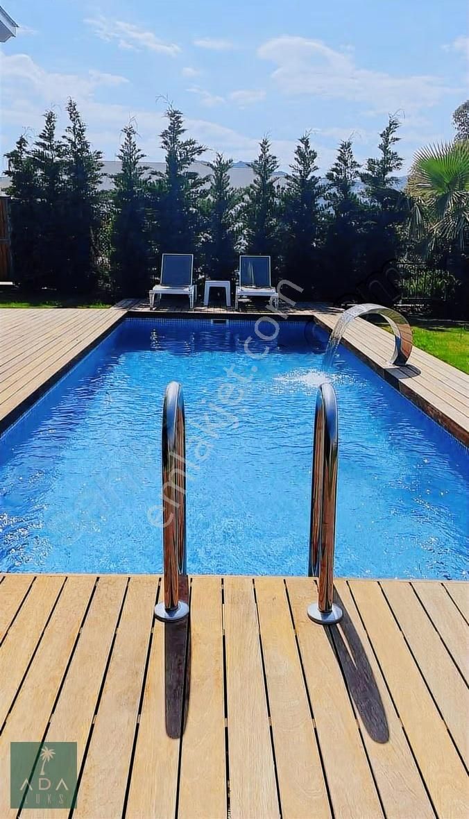 Gündoğanda Tek Kat Denize 100 Mt 3+1 Kiralık Lüks Villa - Görsel 20