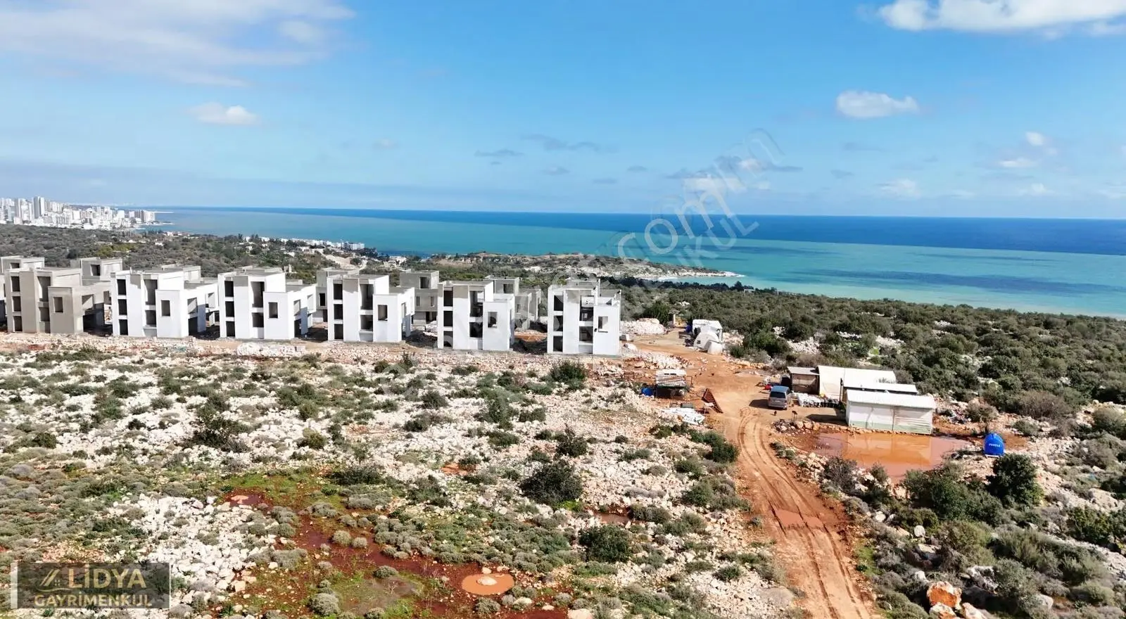 Mersin Kızkalesi Satılık Deniz Manzaralı Villalık Arsa - Görsel 2