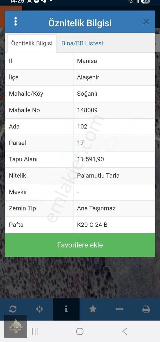 Manisa Alaşehir Soğanlı Da 11.591 Dönüm Satılık Tarla - Görsel 3