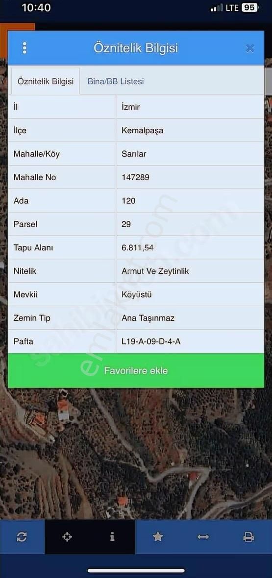 Kemalpaşa Sarılar Köyünde İmarlı Bahçe - Görsel 2