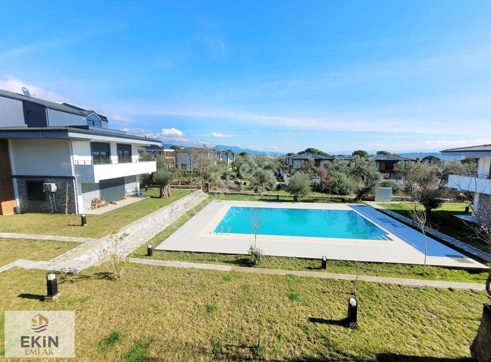 Güre'de Lüks Havuzlu Site İçerisinde Geniş 3+1, Sıfır Villa! - Görsel 24