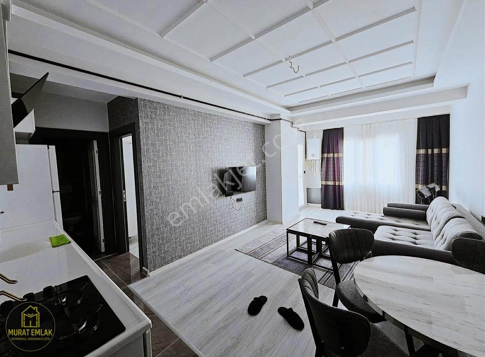 Murat Emlak'tan Yerden Isıtmalı Havuzlu Lüks 1+1 Daire Satılık - Görsel 10