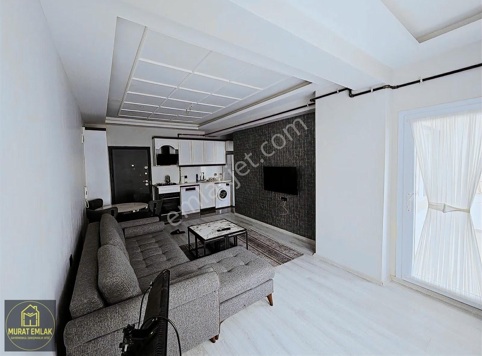 Murat Emlak'tan Yerden Isıtmalı Havuzlu Lüks 1+1 Daire Satılık