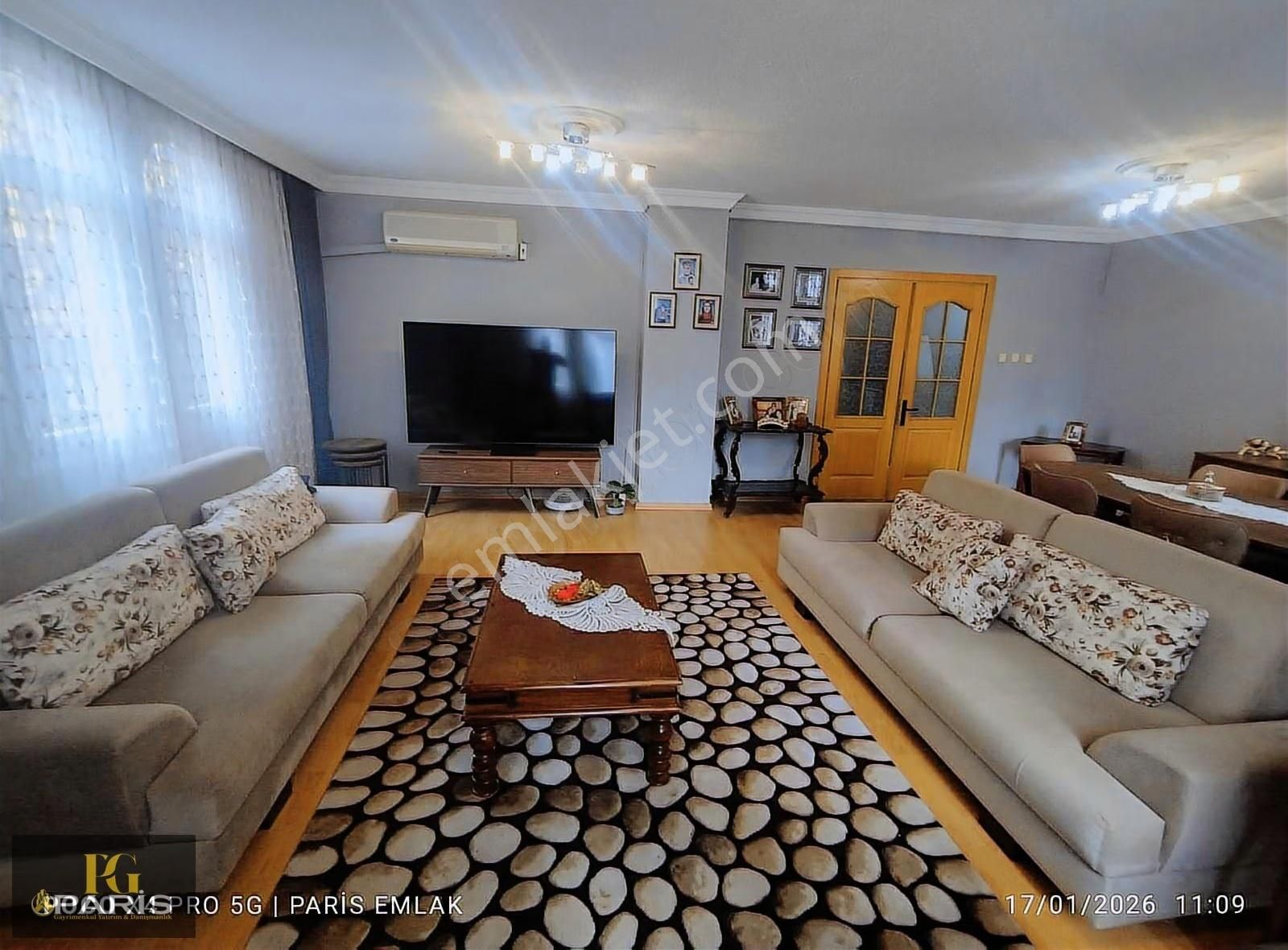 Paris'ten Barajyolu Yatay Mimari Cazip 180 M2 3+2 Satlık Daire - Görsel 4