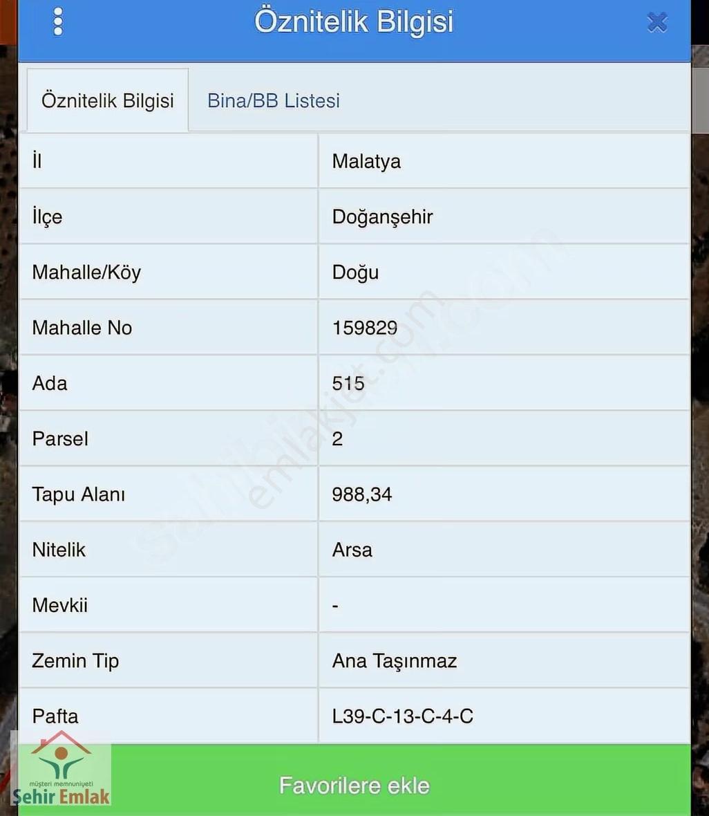 Doğu Mahlesinde Arsa