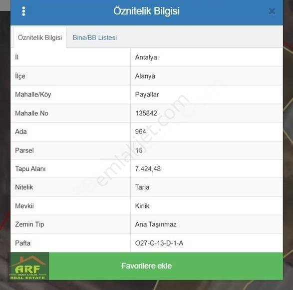 Alanya Payallarda Satılık Yatırım Fırsatı Arsa - Görsel 3