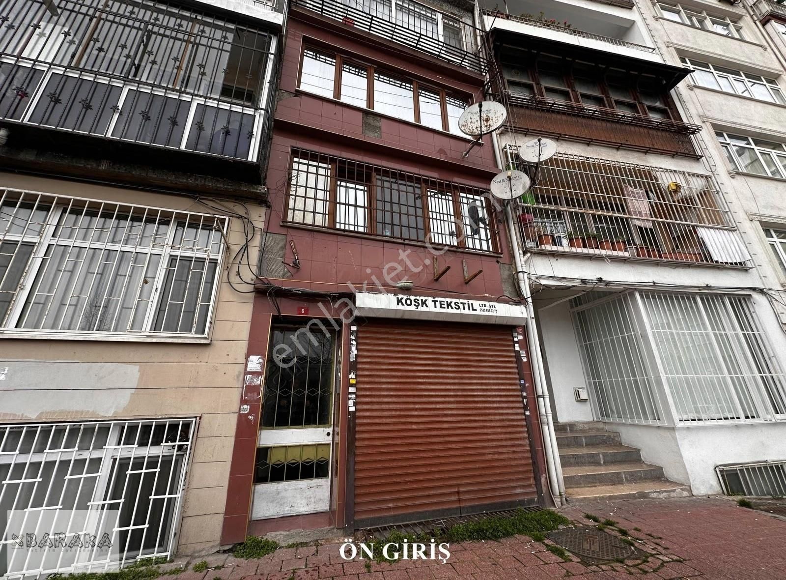 █ Hırka-i Şerif'te Satılık Dükkan+depo+daire Tek Tapu █