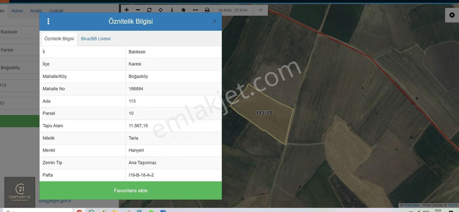 C21 Loca'dan Boğazköy'de 11527 M2 Satılık Sulanabilir Tarla - Görsel 2