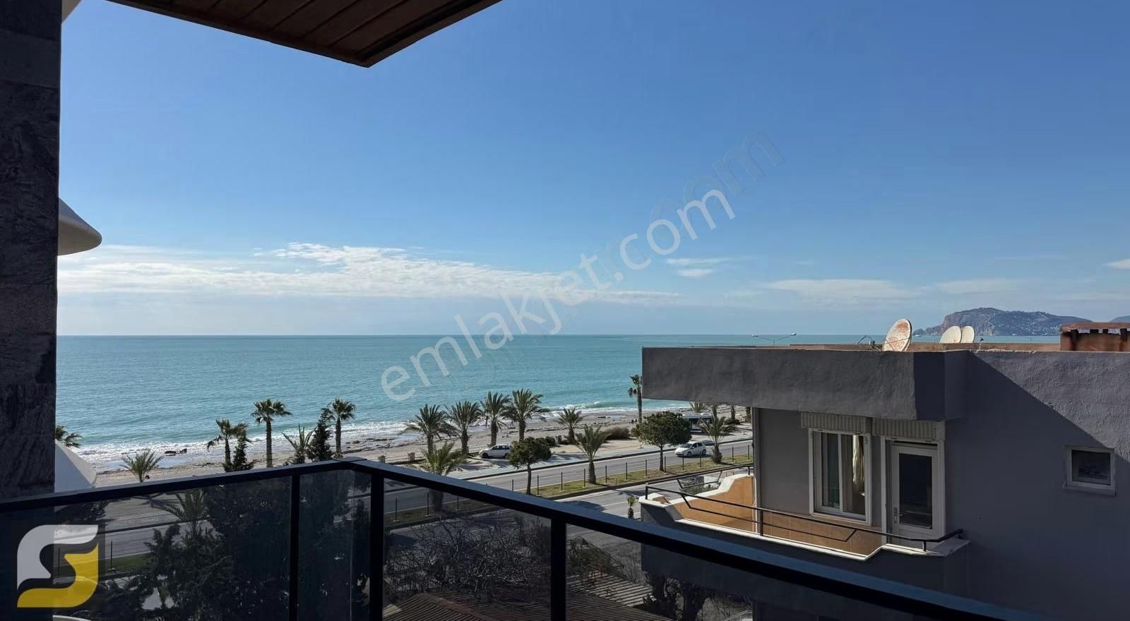 Kestelde Kiralık 1+1 Deniz Manzaralı Daire - Görsel 10