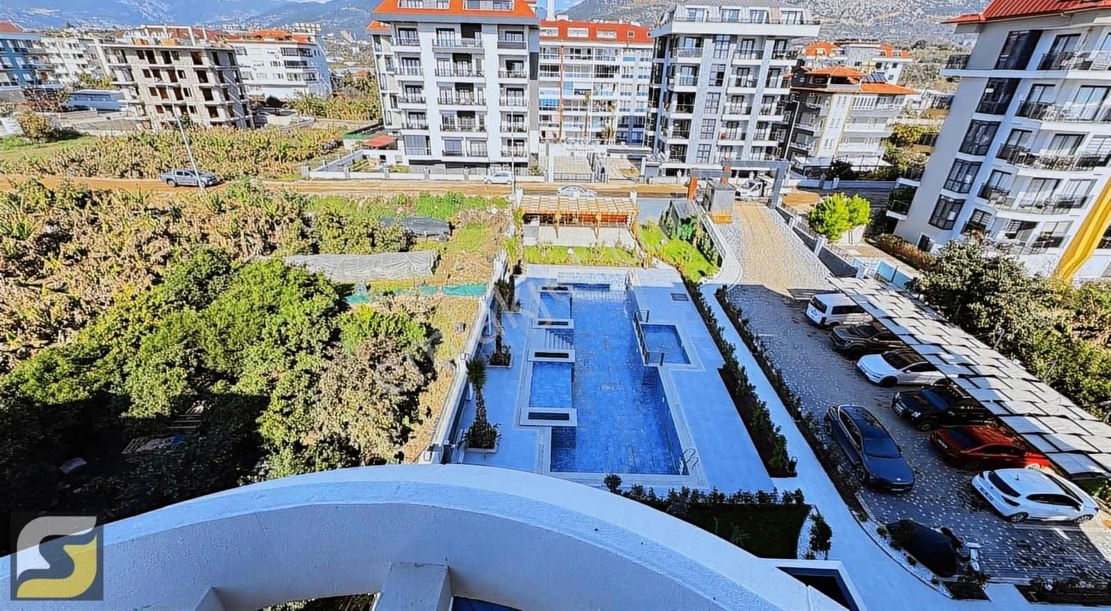 Kestelde Kiralık 1+1 Deniz Manzaralı Daire - Görsel 19