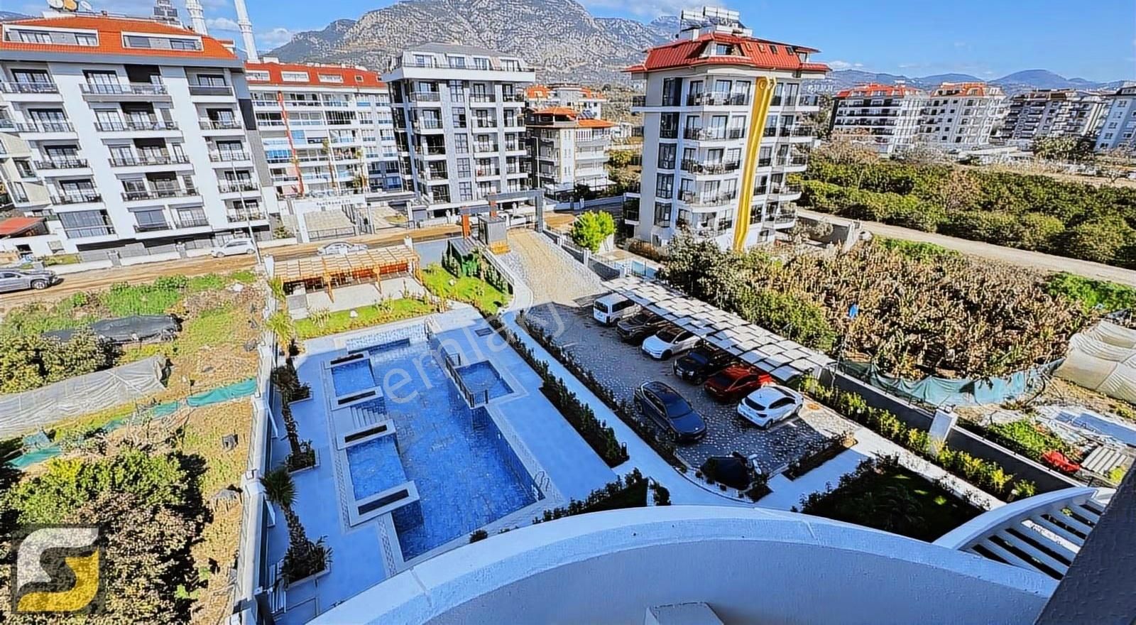 Kestelde Kiralık 1+1 Deniz Manzaralı Daire - Görsel 23