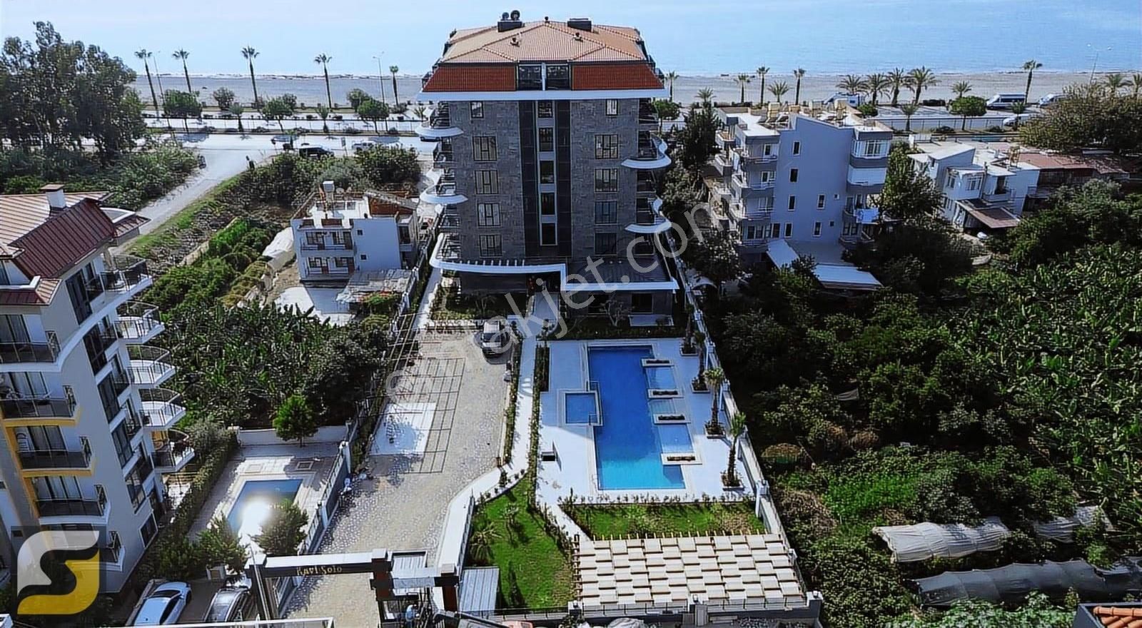 Kestelde Kiralık 1+1 Deniz Manzaralı Daire - Görsel 18