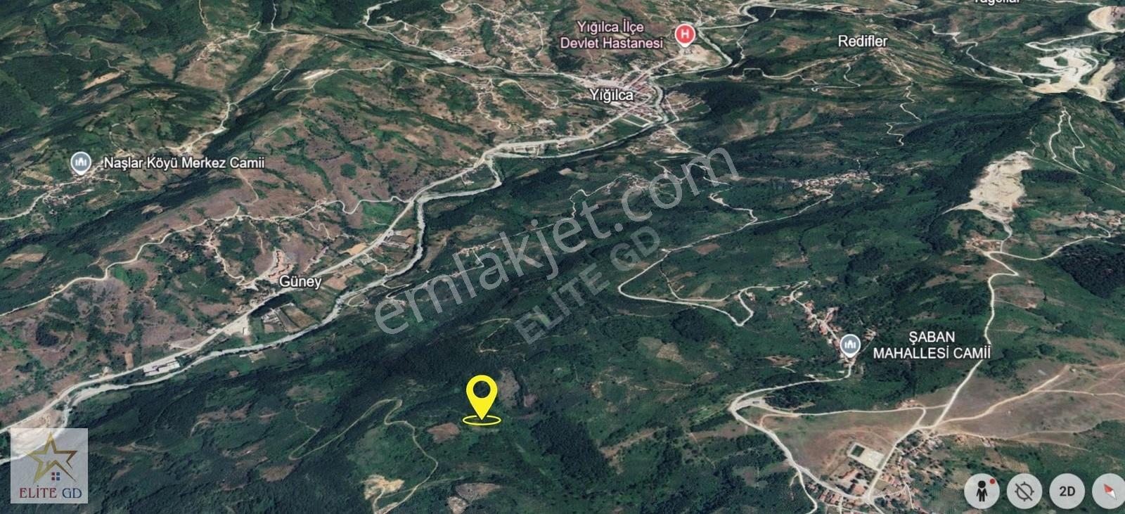 1053 M2 Müstakil Tapulu Yığılca Gökçeağaçta Fırsat Tarla - Görsel 3