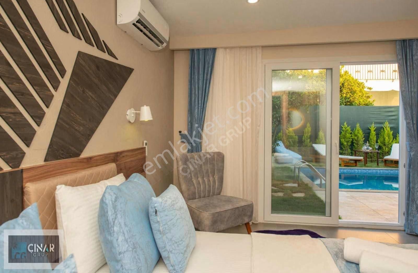 2+1 Müstakil Havuzlu Uzun Dönem Kiralık - Görsel 10