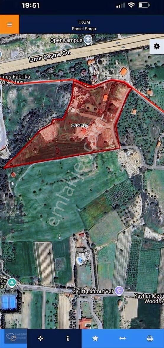 Urla İçmeler 607 M2 Hisseli Tarla - Görsel 2