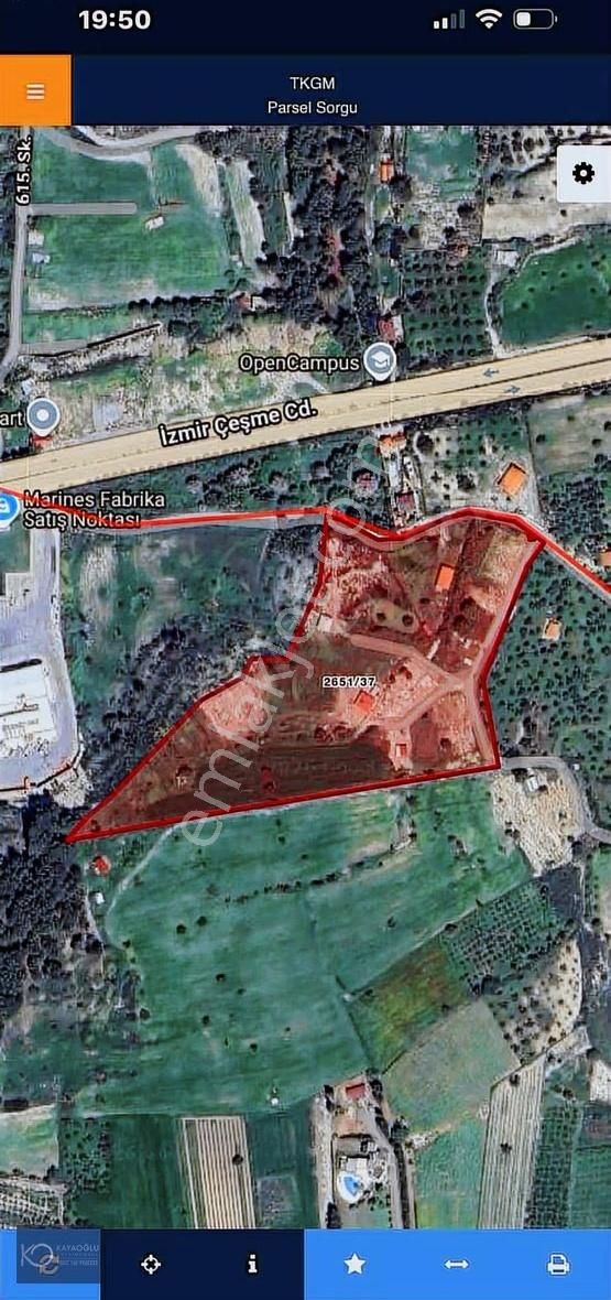 Urla İçmeler 607 M2 Hisseli Tarla - Görsel 3