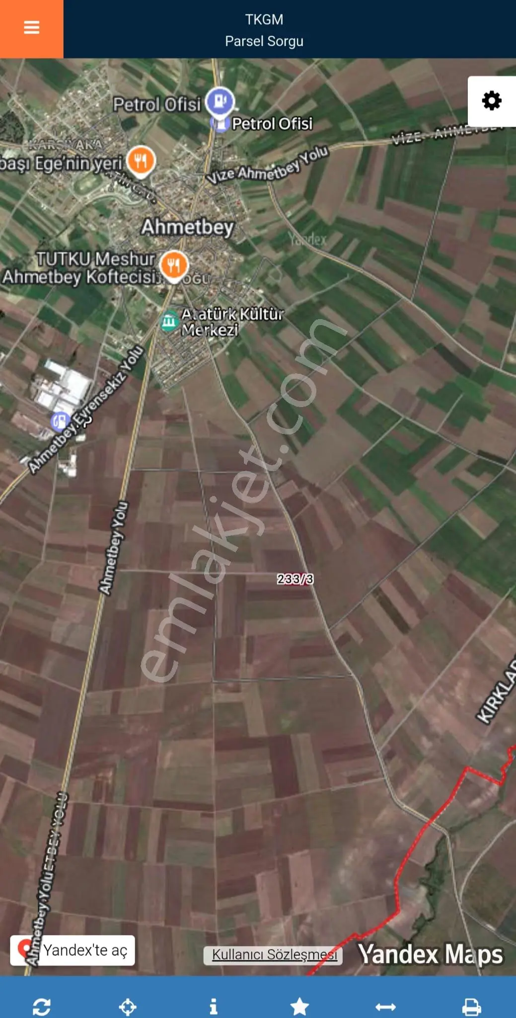 Lüleburgaz'da Mustakil Tapu 5.500 M2 Satılık Tarla - Görsel 4