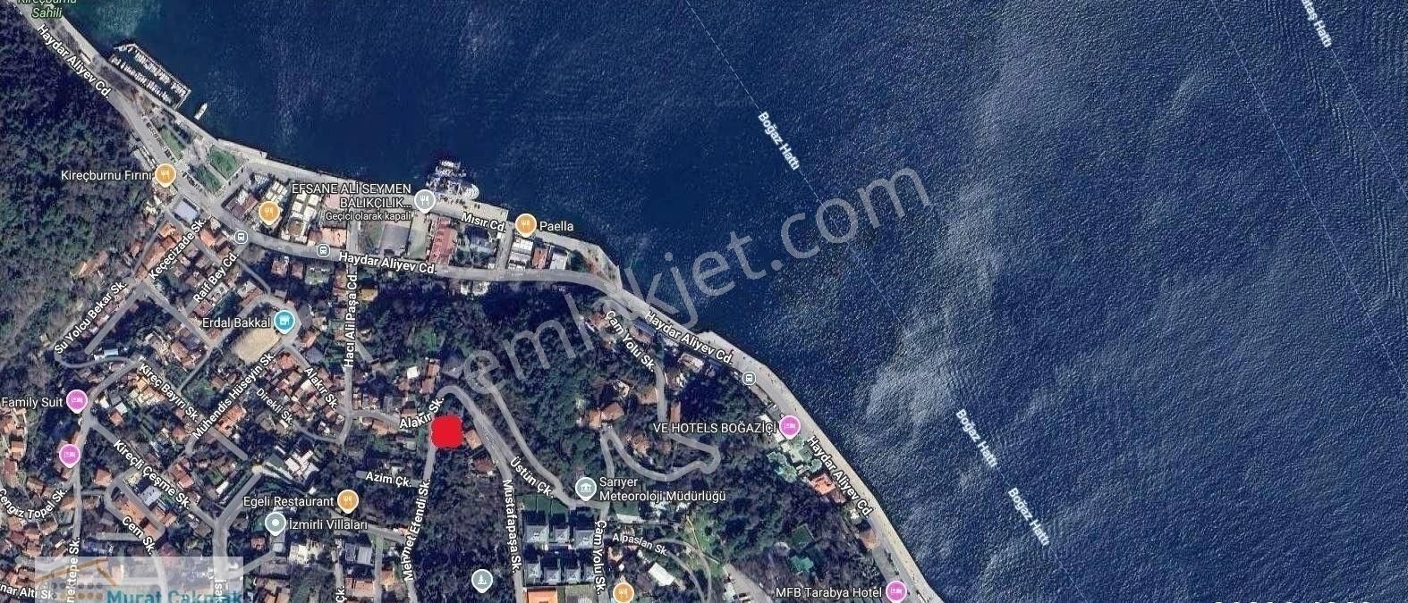 Satılık 650m2 Kireçburnunda Nefis Boğaz Manzaralı Yatırımcı İçin Bulunmaz Konumda Arsa - Görsel 8